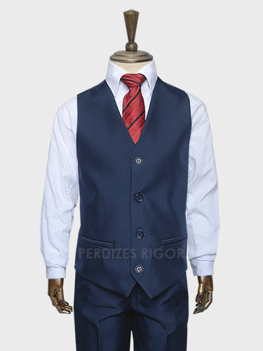 Aluguel de Calça com Camisa, Colete e Gravata Azul