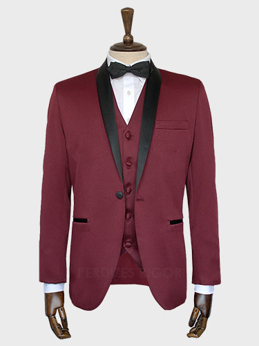 Aluguel de Smoking Marsala Slim