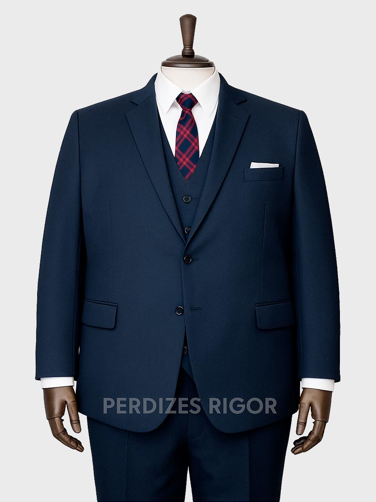 Aluguel de Terno Plus Size Azul Marinho