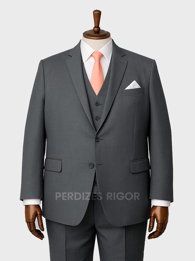 Aluguel de Terno Plus Size Cinza Chumbo