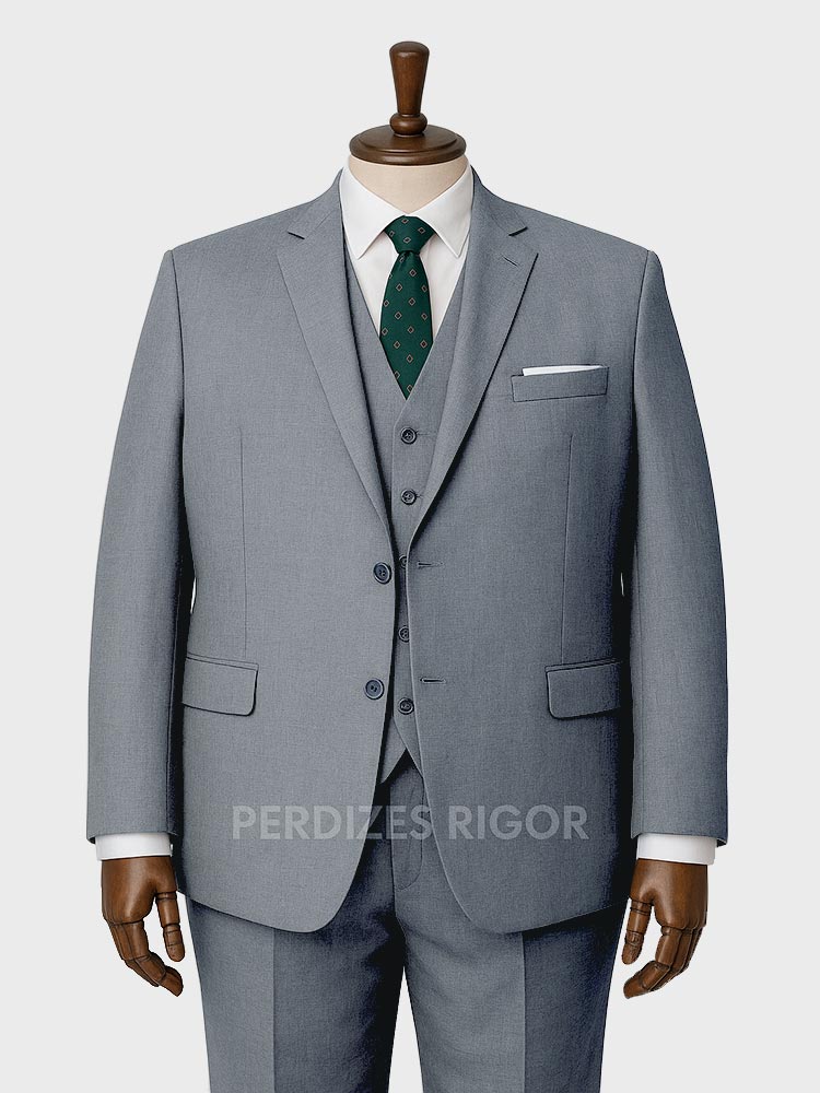 Aluguel de Terno Plus Size Cinza
