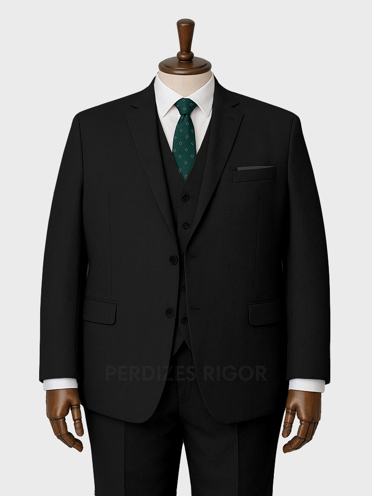 Aluguel de Terno Plus Size Preto