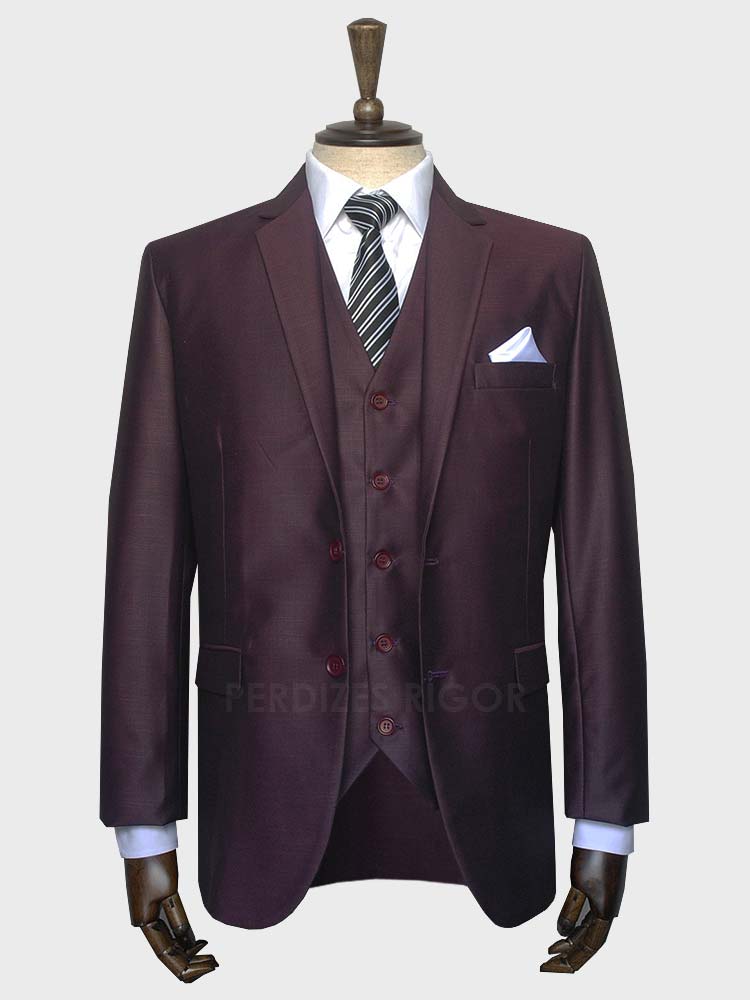 Aluguel de Terno Slim Marsala