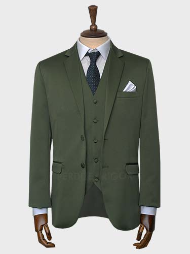 Aluguel de Terno Slim Verde Militar